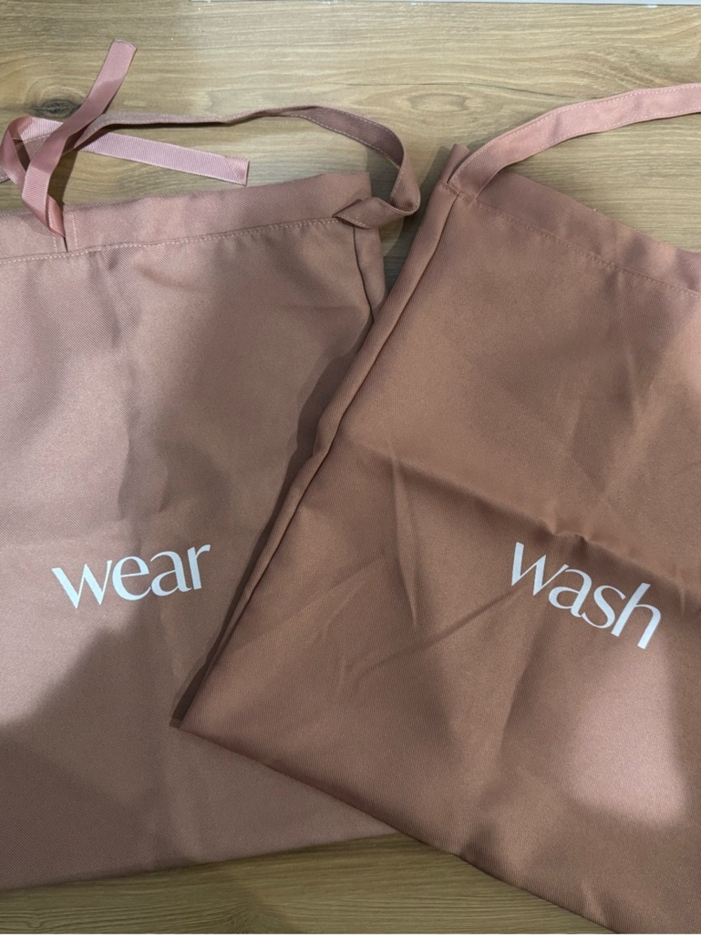 NWOT Hanky Panky Drawstring Dust/ travel Bags in Blush Pink